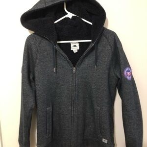 Roots 73 Riverside full zip Sherpa lined hoodie. Medium.